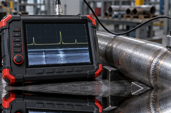 Phased array flaw detector on site (placeholder)
